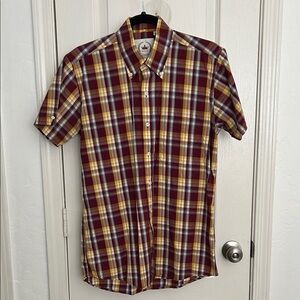Men’s Relco London short sleeve button down shirt